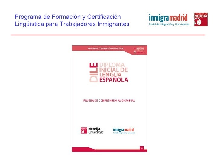 ejemplo de una prueba de evaluación del diploma inicial de lengua esp