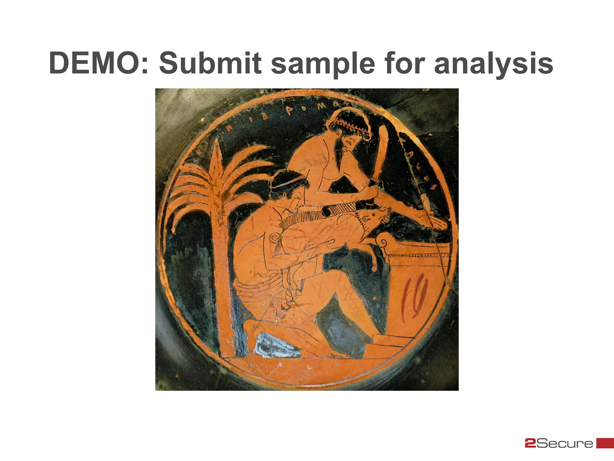 DEMO: Submit sample for analysis
 