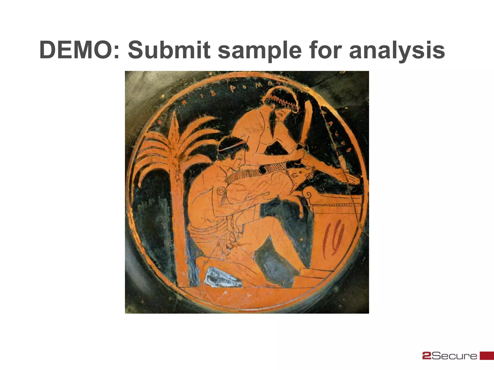 DEMO: Submit sample for analysis
 