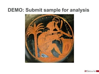 DEMO: Submit sample for analysis
 