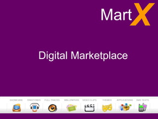 Mart     X
Digital Marketplace
 