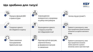 Що зробимо для галузі
 