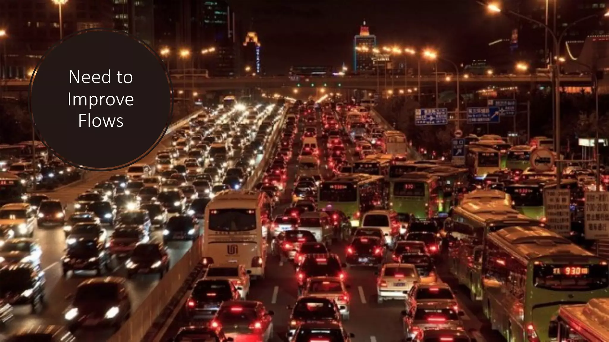 Need to
Improve
Flows
 