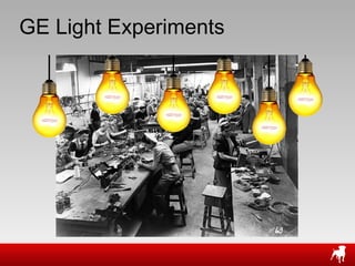 GE Light Experiments 
