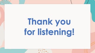 Thank you
for listening!
 