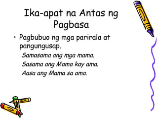 pagtuturo ng pagbasa gamit ang marungko approach | PPT