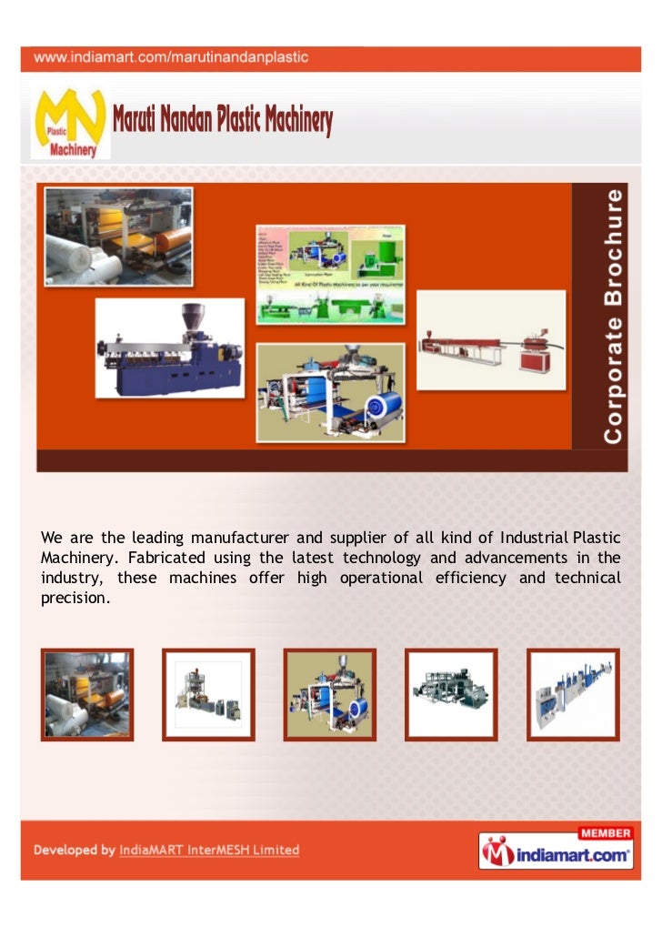 Maruti Nandan Plastic Machinery, Ahmedabad, Industrial Machinery