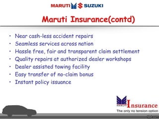 • Maruti Suzuki's N2N 'Leasing and Fleet Management
Services', as the name suggests, takes care of all the
end-to-end need...