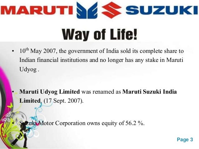 Maruti Suzuki History Pdf Maruti Suzuki History Pdf