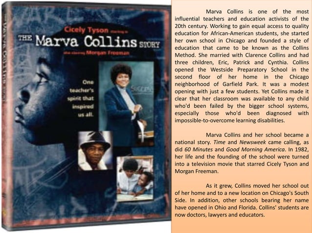 Marva Collins Story | PPTX