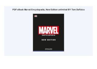 PDF eBook Marvel Encyclopedia, New Edition unlimited BY Tom DeFalco
 