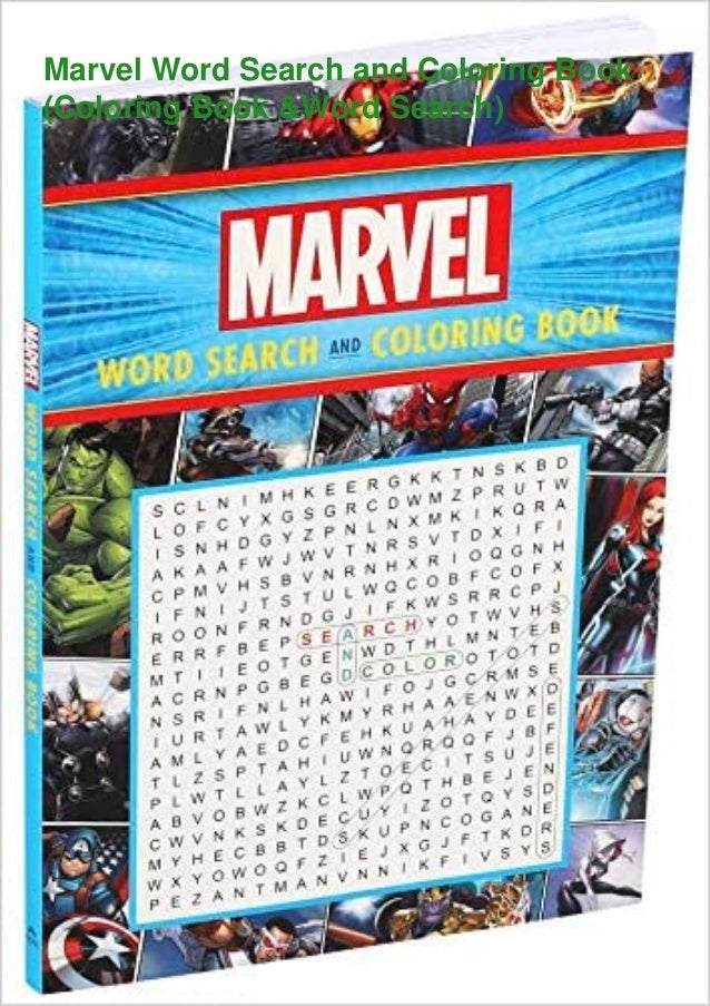 Download Download Marvel Word Search And Coloring Book Coloring Book Word