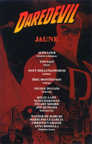 Marvel dardevil tome 3