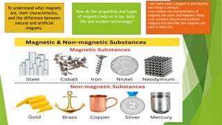 Understanding Magnets MARVELLOUS MAGNETS Grade _ 5 Science CBSE | PPTX