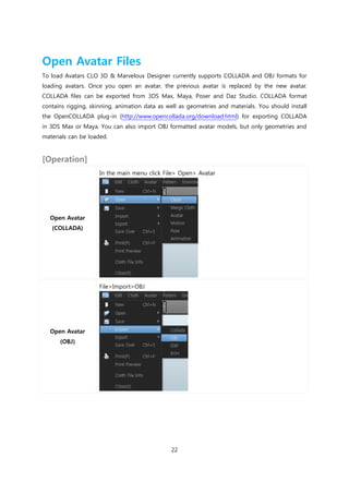 Marvelous Export Computer Marvelous designer2 manual | PDF