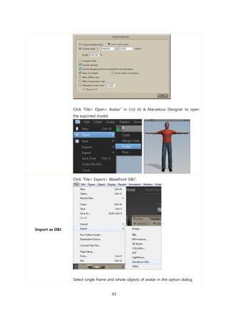Marvelous Export Computer Marvelous designer2 manual | PDF