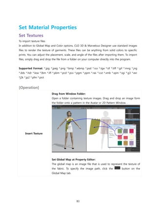 Marvelous designer2 manual | PDF