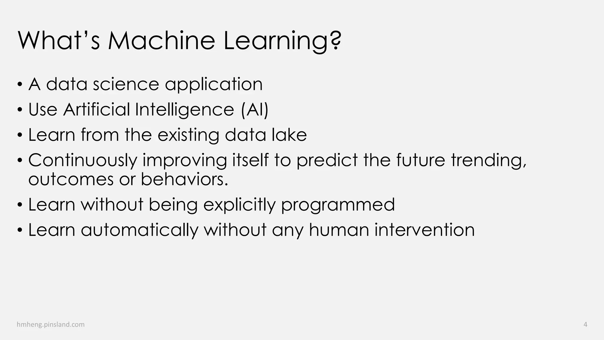 AI/ML/DL: Getting Started with Machine Learning on Azure | PPT