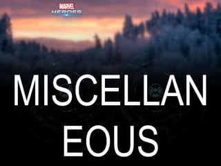 MISCELLAN
EOUS
 