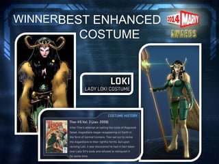 BEST ENHANCED
COSTUME
WINNER
 