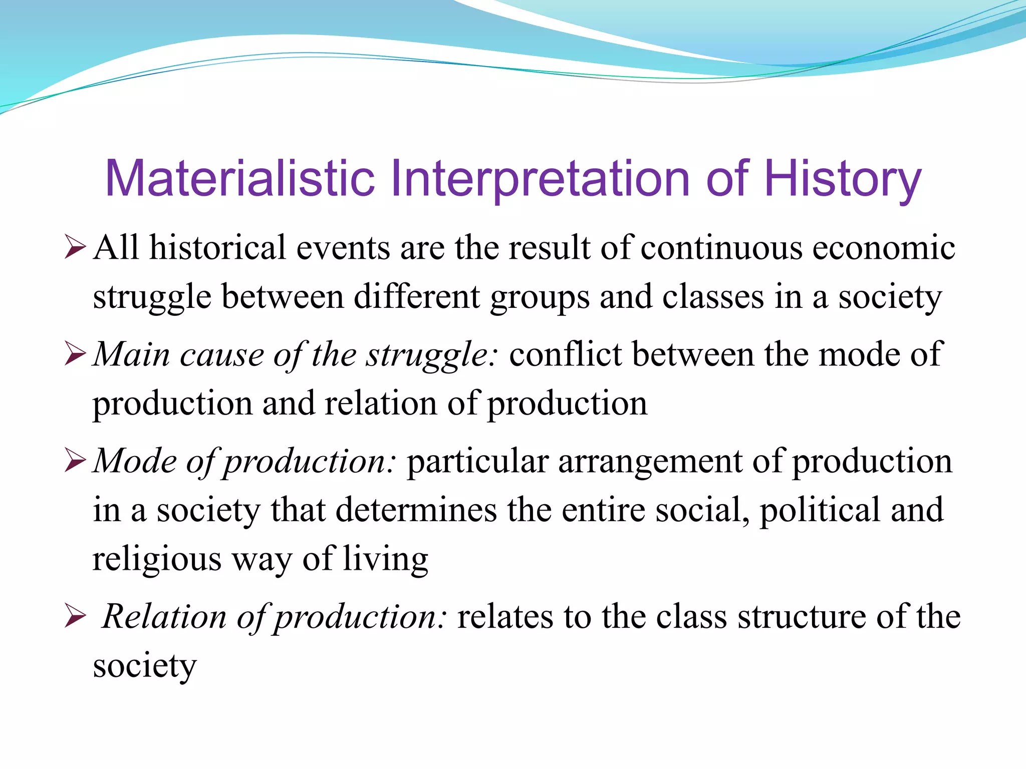 Marxian theory of economic development | PPTX