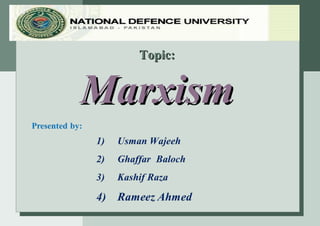 Topic:


Marxism
 