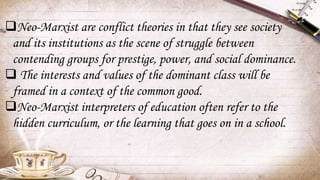 Marxism and education | PPTX