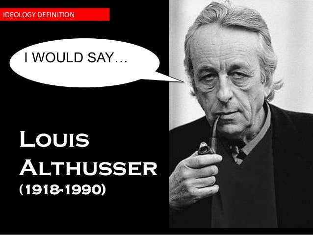 Marxism louis Althusser 