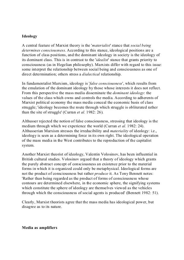 Marxist approach example picture