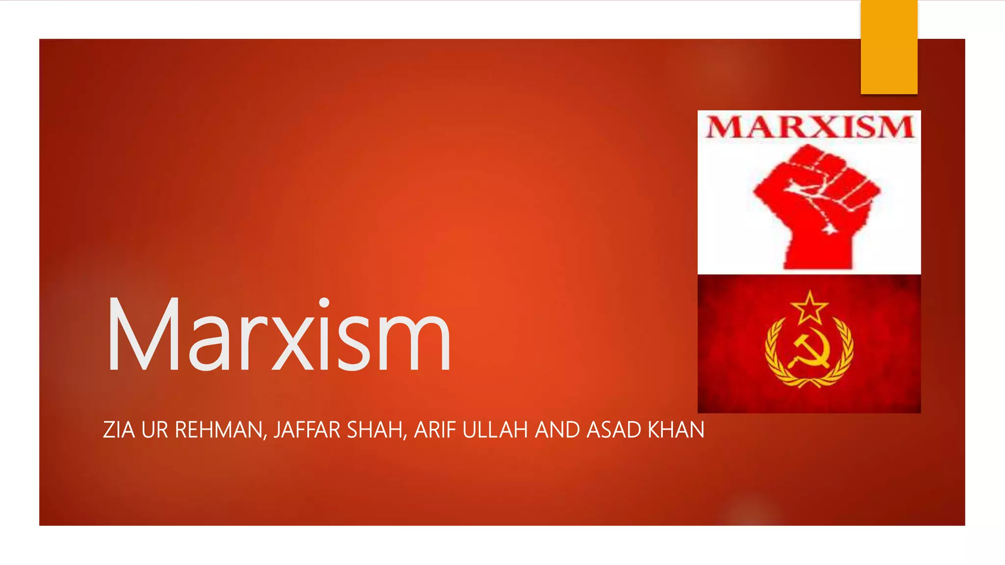 Marxism and its application | PPTX