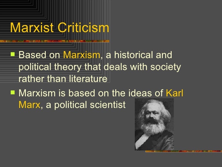 marxist criticism marxist criticism