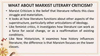 MARXIST CRITICISM - Literary Critism.pdf