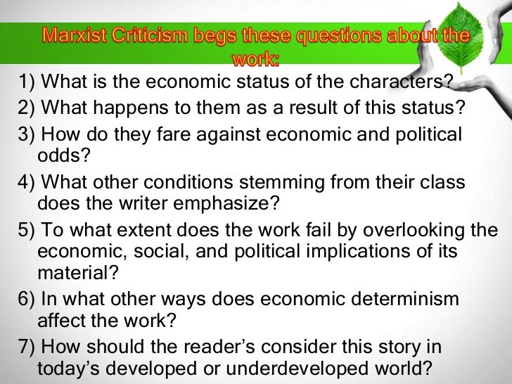 Marxist Criticism Presentation