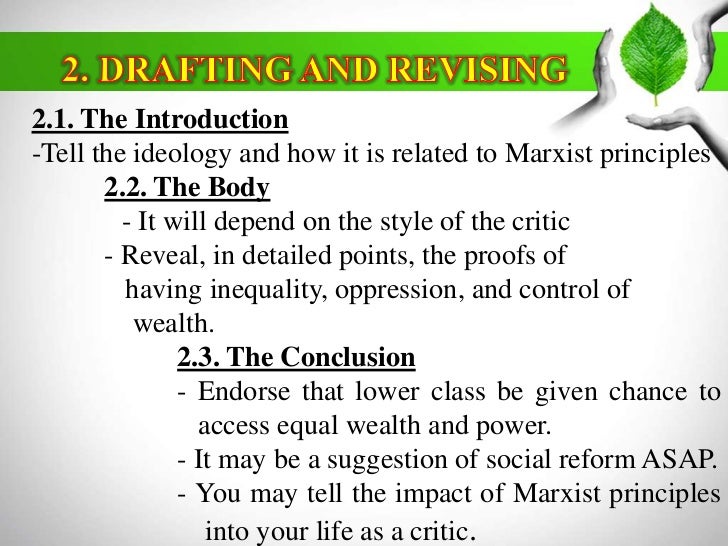 How to write a marxist criticism image
