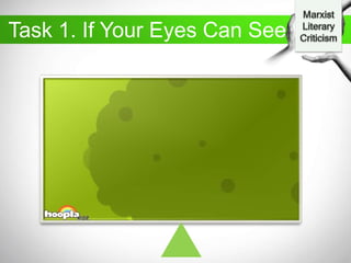 Task 1. If Your Eyes Can See
 