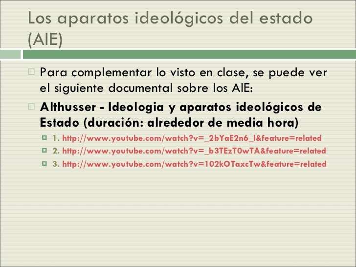 Ideologias Y Aparatos Ideologicos Del Estado Althusser Pdf