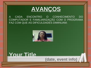 TEMPO PARA REALIZAÇÃO DAS TAREFAS DE CASA; Your Title 