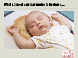 What some of you may prefer to be doing….. 
 