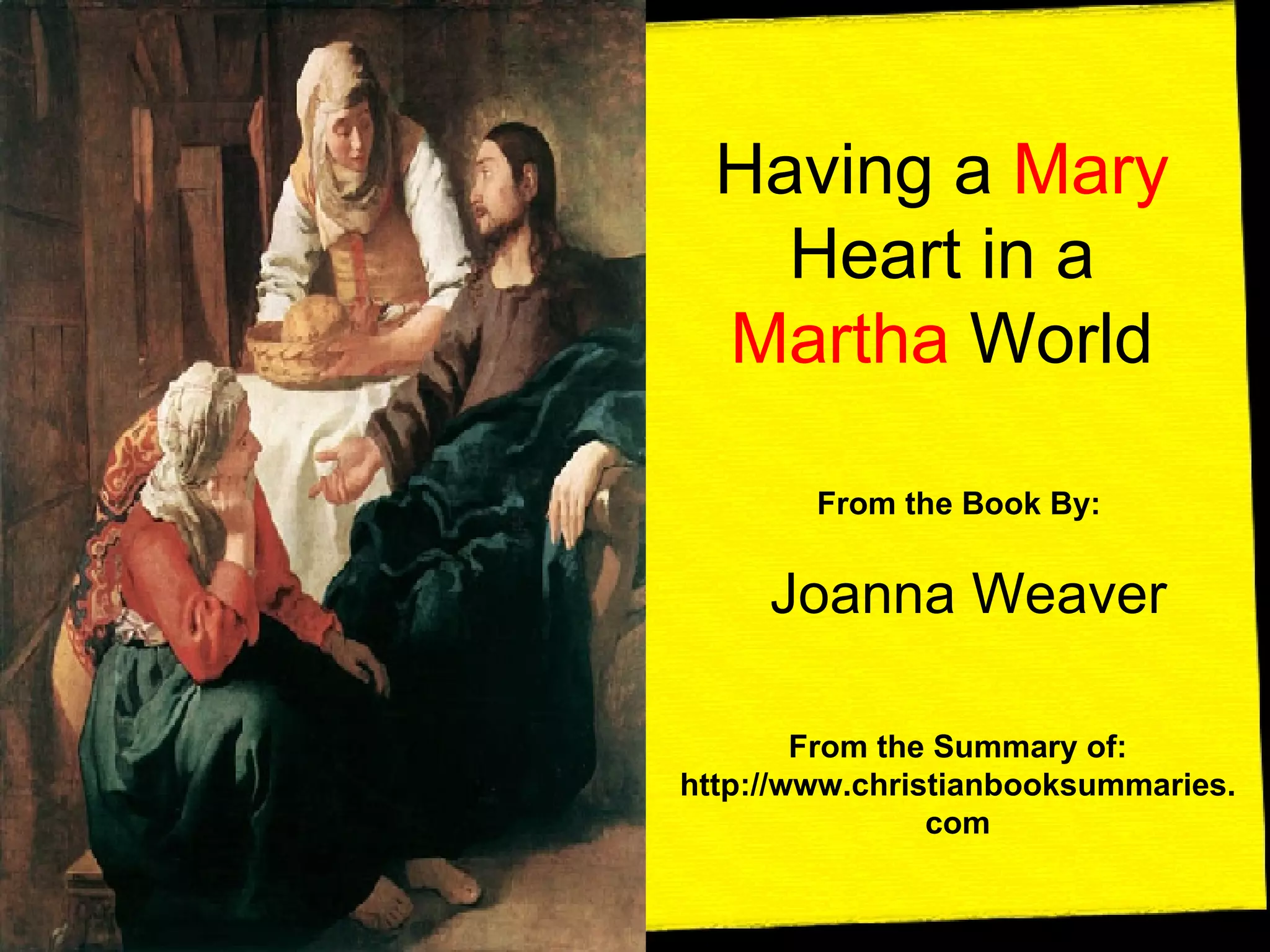 Mary Martha PPT