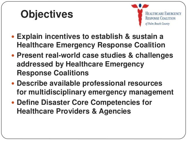 Establishing A Healthcare Response Coalition - 