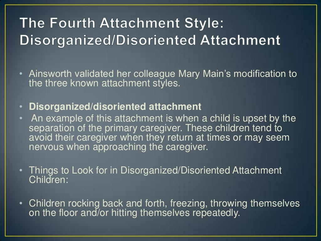 Mary Ainsworth Attachment Theory
