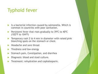 approach to child with fever and Rash | PPTX