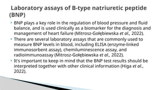 B-type natruiretic peptide in diabetics clinical implications and ...
