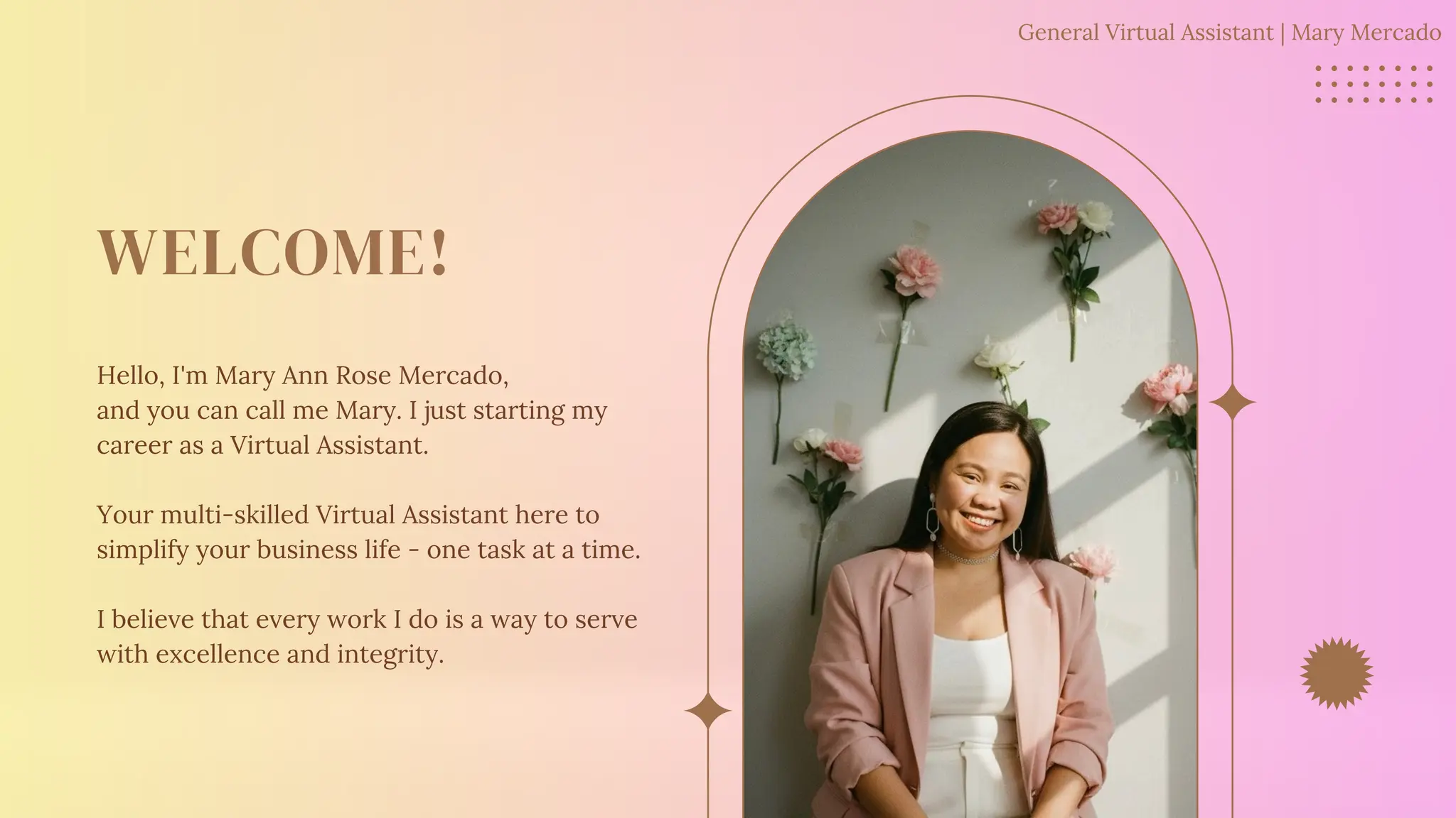General Virtual Assistant | Mary Mercado | Portfolio | PDF