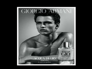 presentación análisis imagen publicitaria ARMANI