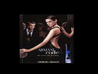 presentación análisis imagen publicitaria ARMANI
