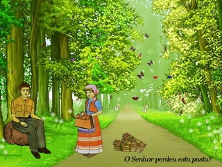 O Senhor perdeu esta pasta?  