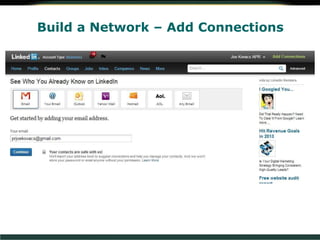Build a Network – Add Connections
 