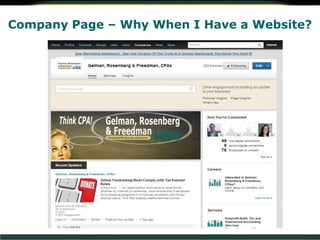 Company Page – Why When I Have a Website?
 