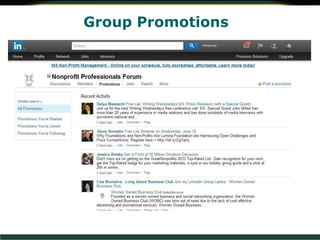 Group Promotions
 